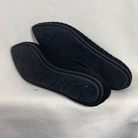 NWOT Skechers Memory Foam Flats Black Point Toe Flat Shoes Size 8.5 - Picture 4 of 9